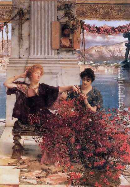Love's Jewelled Fetter Oil Painting - Sir Lawrence Alma-Tadema