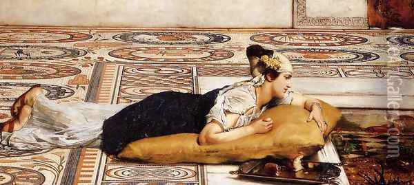 Water Pets Oil Painting - Sir Lawrence Alma-Tadema
