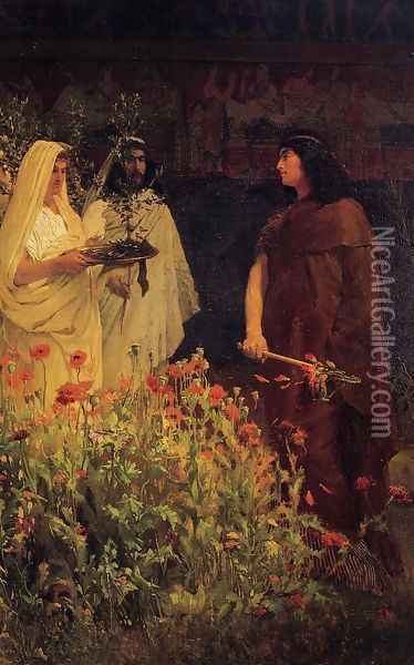 Tarquinius Superbus Oil Painting - Sir Lawrence Alma-Tadema
