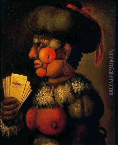 The Lady of Good Taste Oil Painting - Giuseppe Arcimboldo