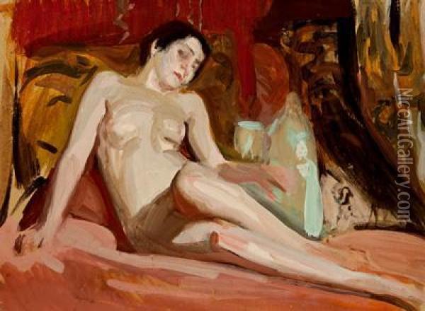 Estudio De Desnudo Oil Painting - Joaquin Sorolla Y Bastida