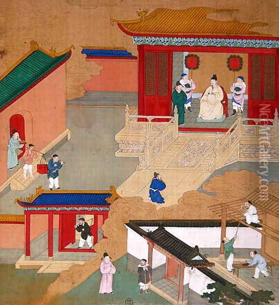 Emperor Ngai Ti Oil Painting - Anonymous Artist