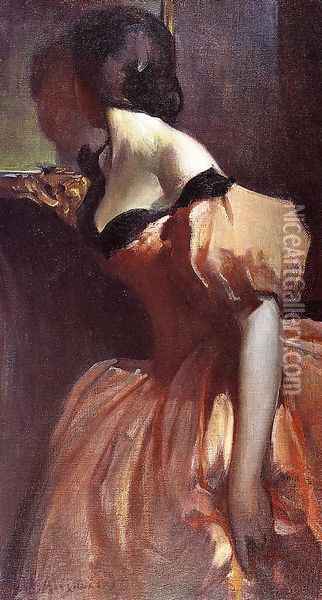 Fancy Dress Oil Painting - John White Alexander