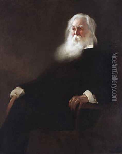 Walt Whitman 1889 Oil Painting - John White Alexander