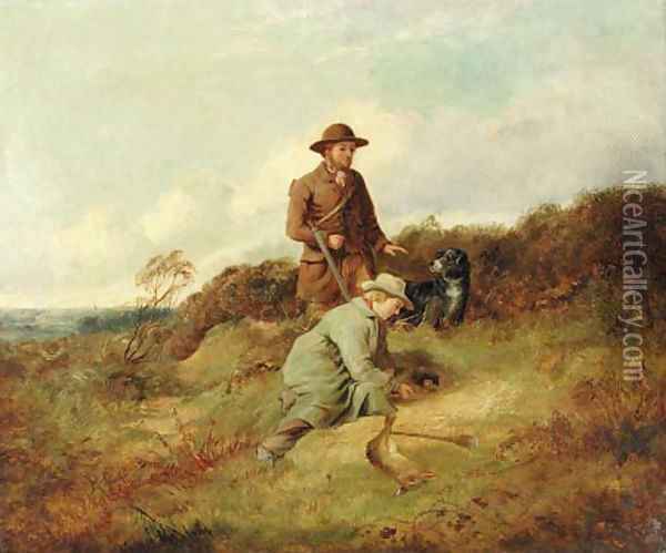 The sportsman's pupil Oil Painting - Richard Ansdell
