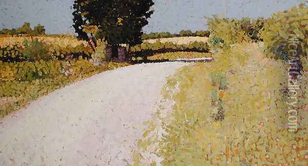 Path in the Country, c.1886 Oil Painting - Charles Angrand