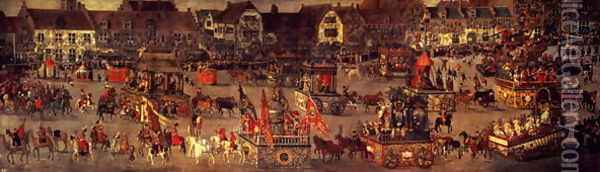 The Triumph of the Archduchess Isabella Oil Painting - Denys Van Alsloot