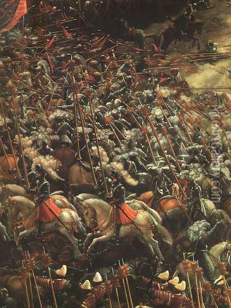 The Battle Of Alexander (detail) Oil Painting - Denys Van Alsloot
