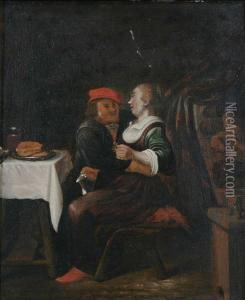 Keukentafereel Oil Painting - David The Younger Teniers