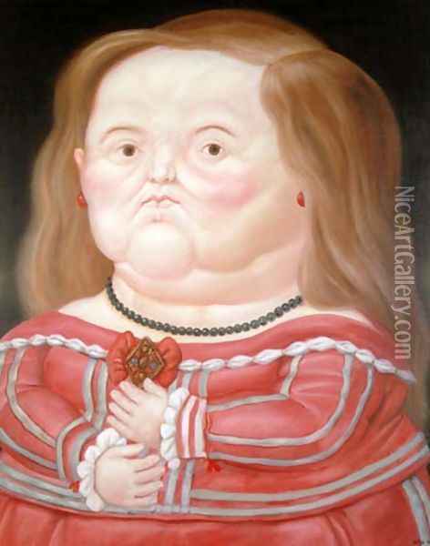 Maribarbola Oil Painting - Fernando Botero