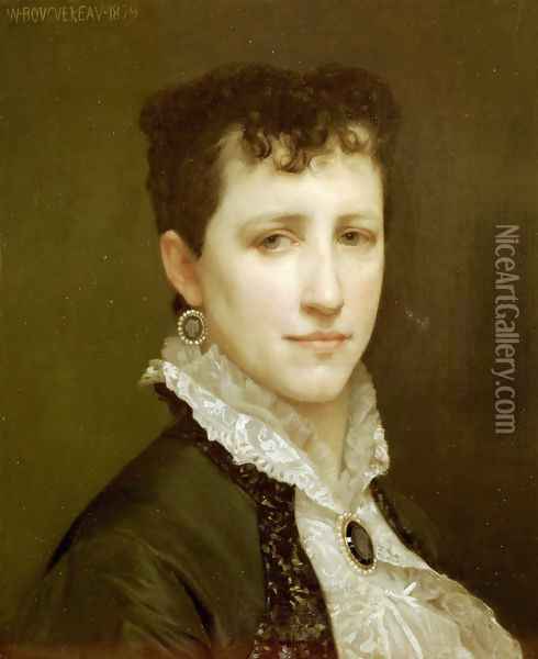 Portrait de Mademoiselle Elizabeth Gardner (Portrait of Miss Elizabeth Gardner) Oil Painting - William-Adolphe Bouguereau