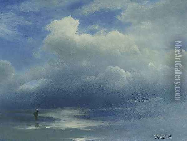 Sea and Sky Oil Painting - Albert Bierstadt