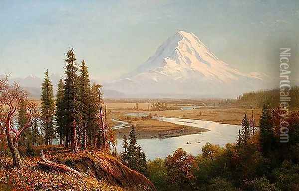 Mount Rainier Oil Painting - Albert Bierstadt