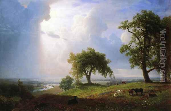 California Spring Oil Painting - Albert Bierstadt