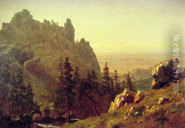 Wind River Country Oil Painting - Albert Bierstadt