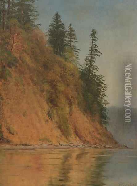 Lake Rosalie, California Oil Painting - Albert Bierstadt