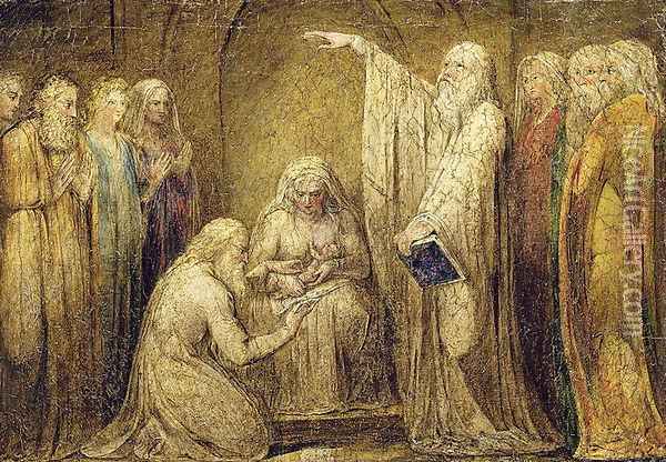 The Circumcision 1799-1800 Oil Painting - William Blake