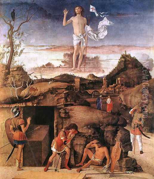 Resurrection of Christ 1475-79 Oil Painting - Giovanni Bellini