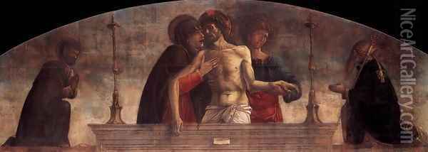 Pieta Oil Painting - Giovanni Bellini
