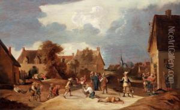 The Raid Oil Painting - Thomas Van Apshoven