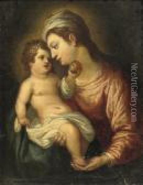 I The Virgin And Child Oil Painting - Hendrik van Balen