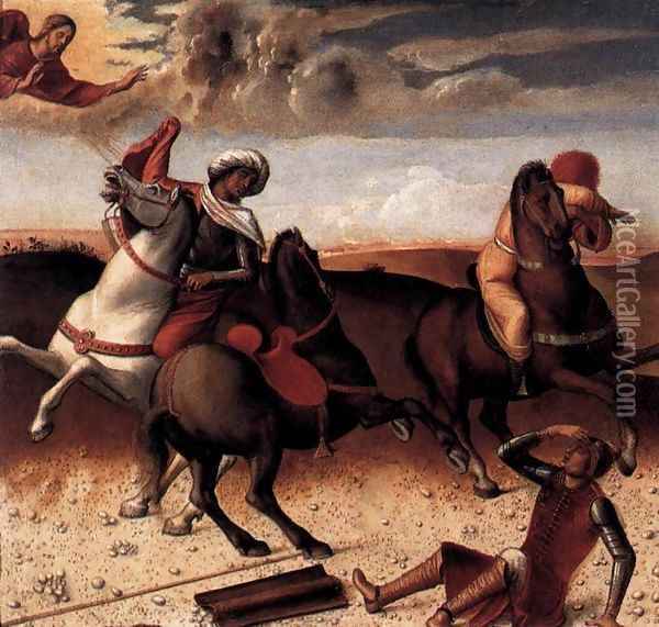 Pesaro Altarpiece (predella) 2 Oil Painting - Giovanni Bellini
