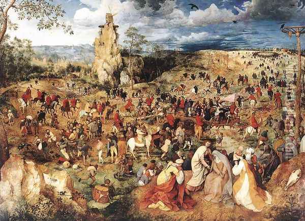Christ Carrying the Cross 1564 Oil Painting - Pieter the Elder Bruegel