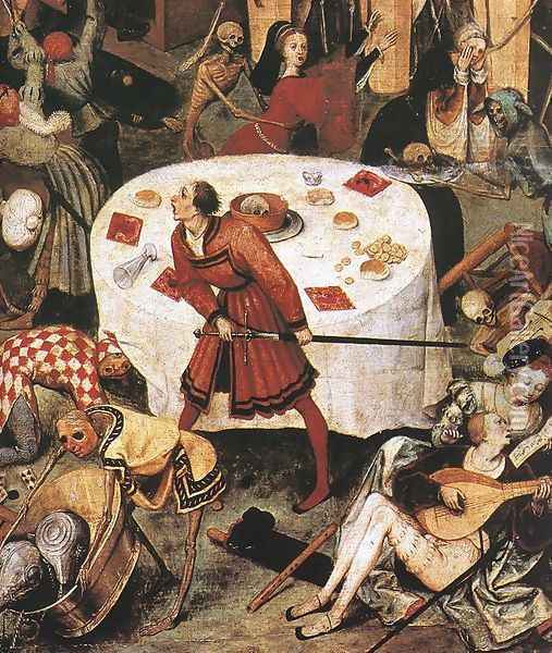 The Triumph of Death (detail) c. 1562 Oil Painting - Pieter the Elder Bruegel