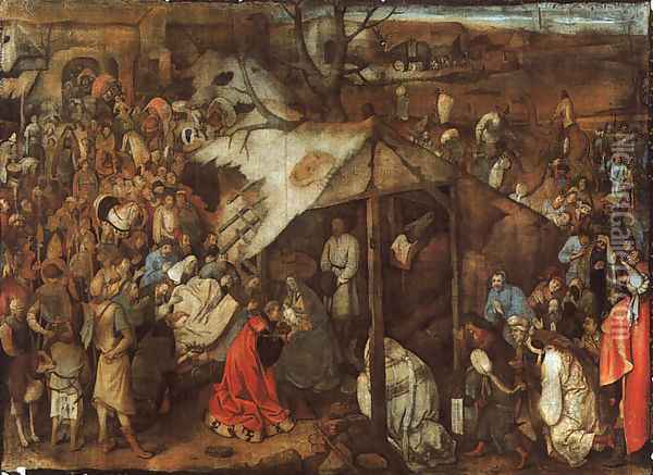The Adoration of the Kings 1556-62 Oil Painting - Pieter the Elder Bruegel