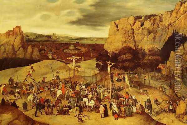 Calvary Oil Painting - Pieter the Elder Bruegel