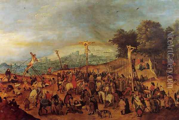 Calvary I Oil Painting - Pieter the Elder Bruegel