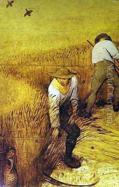 The Corn Harvest (August) Oil Painting - Pieter the Elder Bruegel