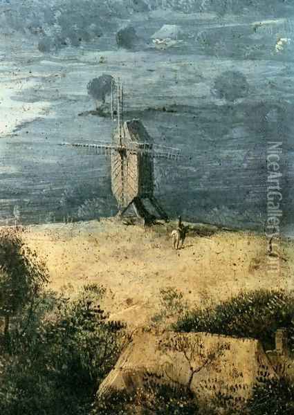 Haymaking (detail) 5 Oil Painting - Pieter the Elder Bruegel