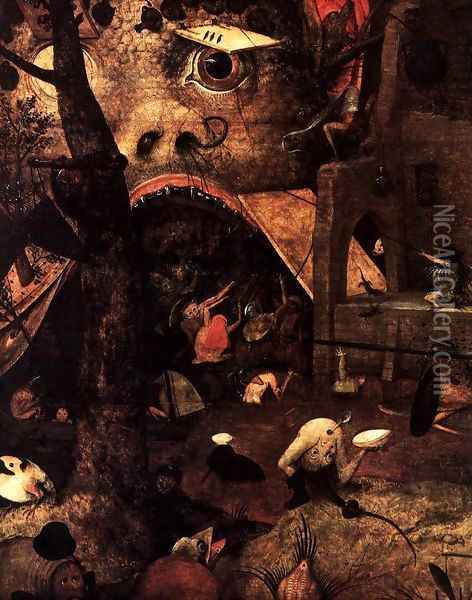 Dulle Griet (detail) 3 Oil Painting - Pieter the Elder Bruegel