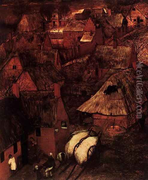 Gloomy Day (detail) 4 Oil Painting - Pieter the Elder Bruegel