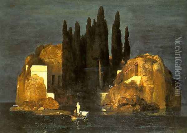 The Isle of the Dead, 1880 (2) Oil Painting - Arnold Bocklin