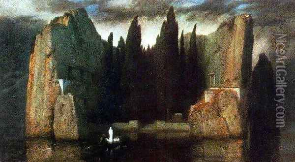 The Isle of the Dead, 1883 Oil Painting - Arnold Bocklin