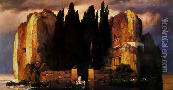 Island of the Dead 2 Oil Painting - Arnold Bocklin