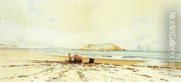Harbor Scene Oil Painting - Eugene Boudin