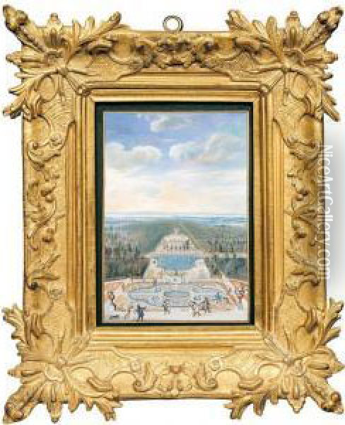 The Badenburg At Nymphenburg Oil Painting - Maximilian Von Geer