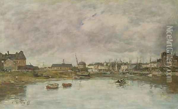 Trouville, Le port 2 Oil Painting - Eugene Boudin