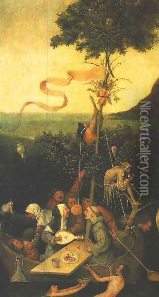 Ship of Fools Oil Painting - Hieronymous Bosch