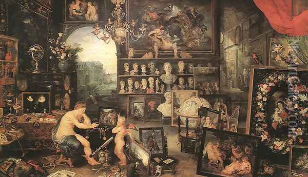 The Sense of Sight 1617 Oil Painting - Jan The Elder Brueghel