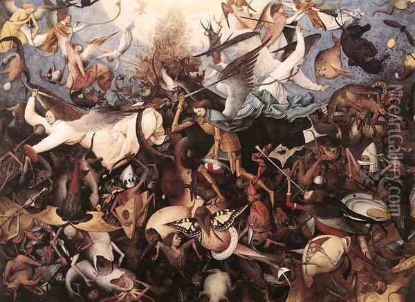 The Fall of the Rebel Angels 1562 Oil Painting - Jan The Elder Brueghel