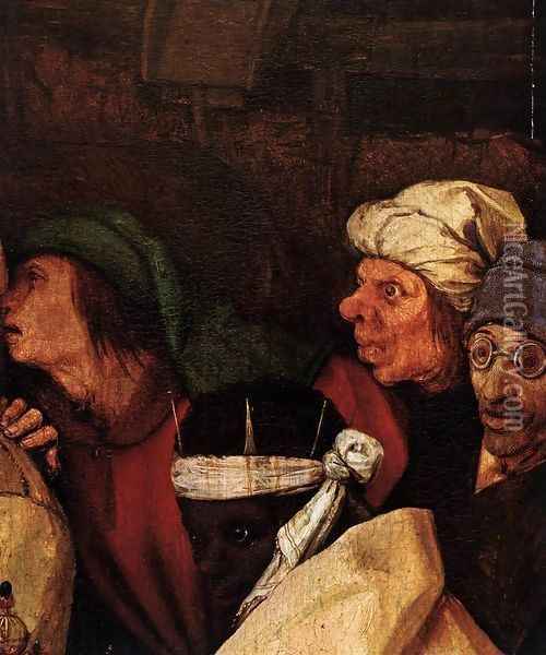 The Adoration of the Kings (detail) 1564 4 Oil Painting - Jan The Elder Brueghel