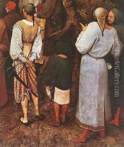 The Sermon of St John the Baptist (detail) 1566 8 Oil Painting - Jan The Elder Brueghel