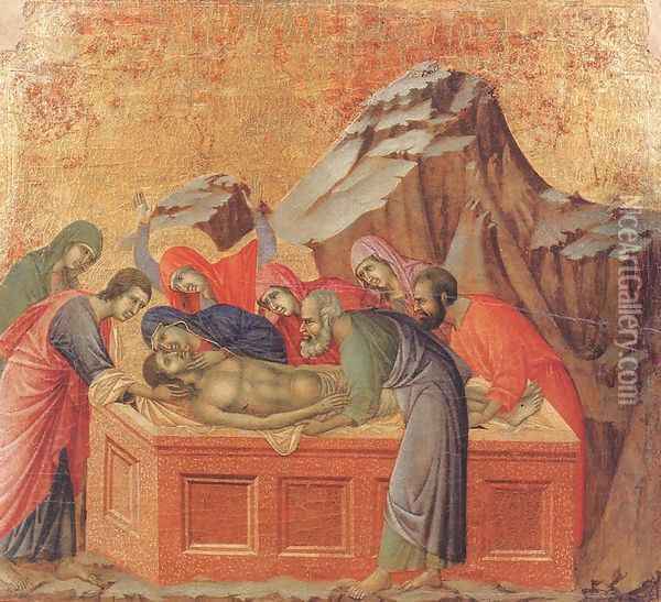 Burial of Christ 1308-11 Oil Painting - Duccio Di Buoninsegna
