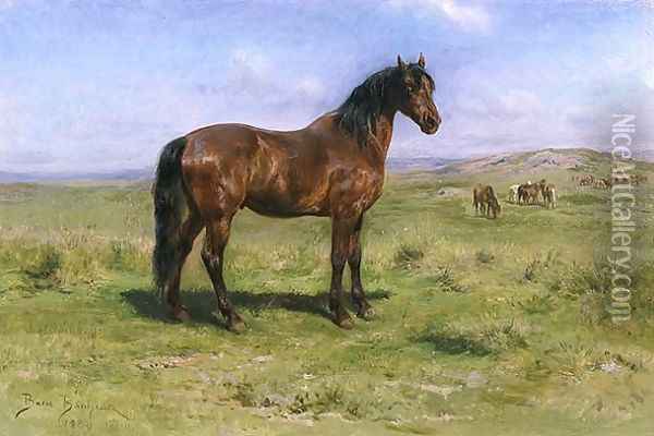 Wild Horses 1889 Oil Painting - Rosa Bonheur