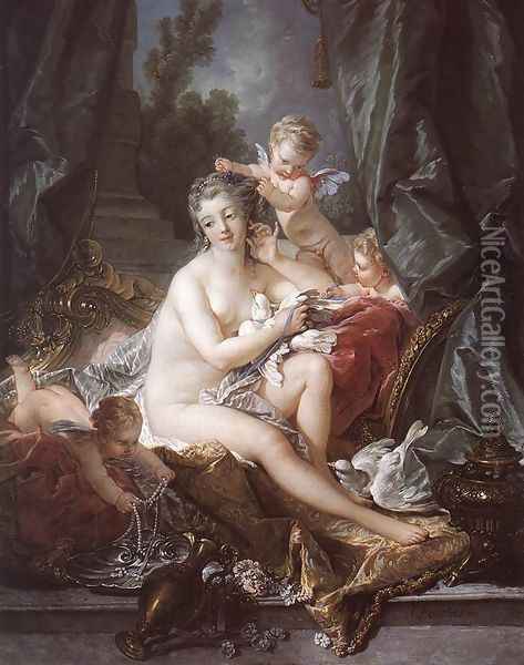The Toilet of Venus 1751 Oil Painting - Francois Boucher