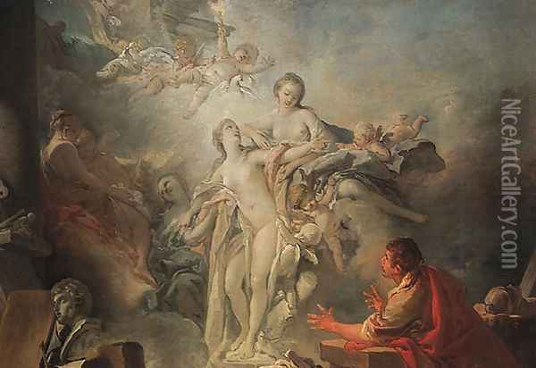 Pygmalion and Galatea 1767 Oil Painting - Francois Boucher
